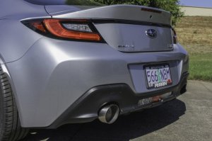 Subaru BRZ Performance Exhaust - Single Side Exit - Perrin Performance - Axle Back w/ Helmholtz Chamber - `22-`25 Subaru BRZ Performance Exhaust - Single Side Exit - Perrin Performance - Axle Back w/ Helmholtz Chamber - `22-`25